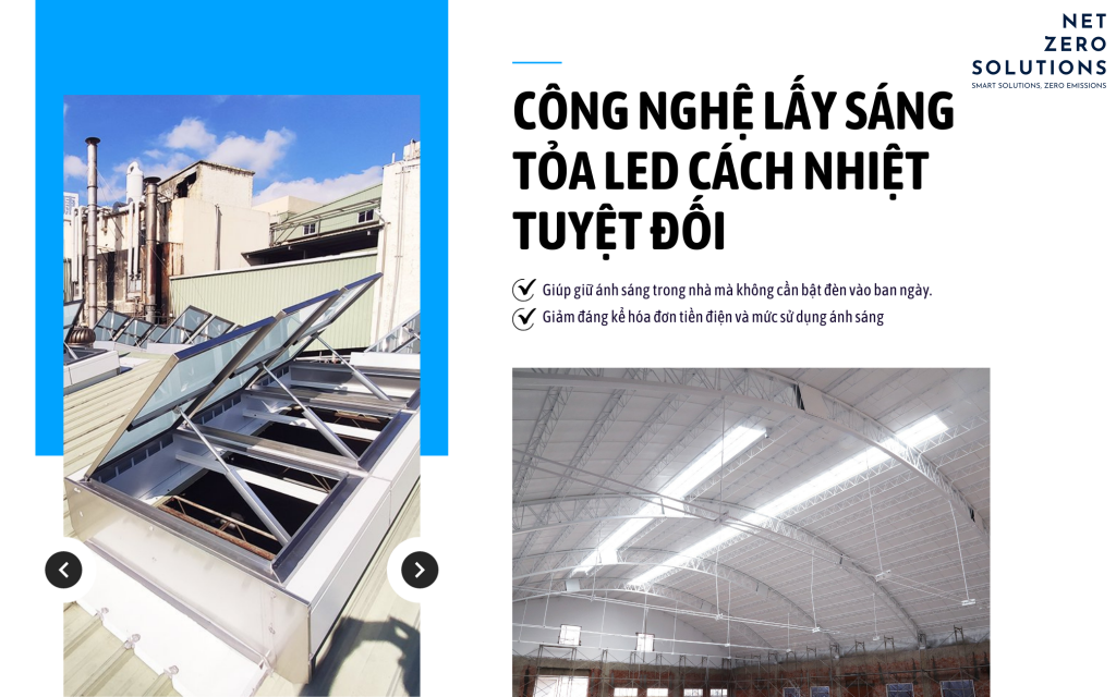 giếng trời Net Zero Solutions