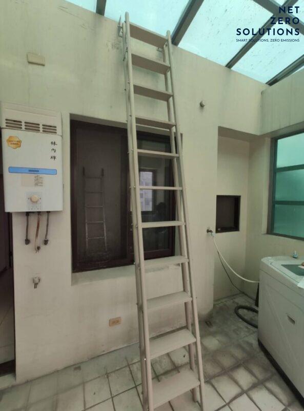 thi công lắp đặt Thang gấp thông minh