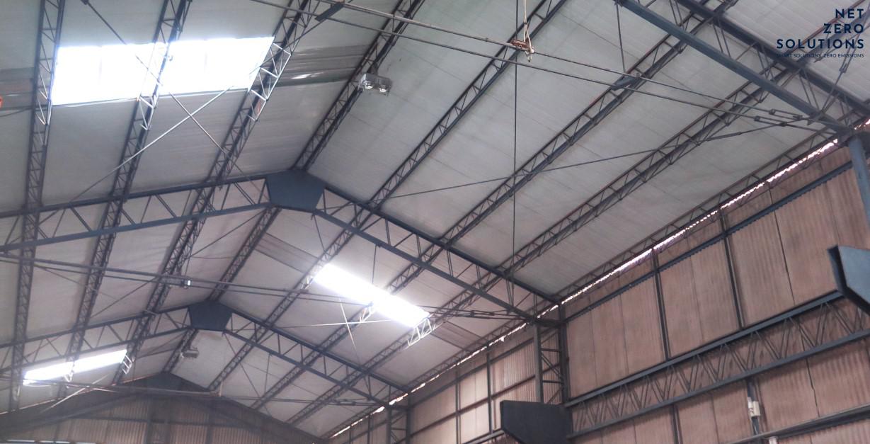 Giếng trời thông minh Mở tự động thoát khói