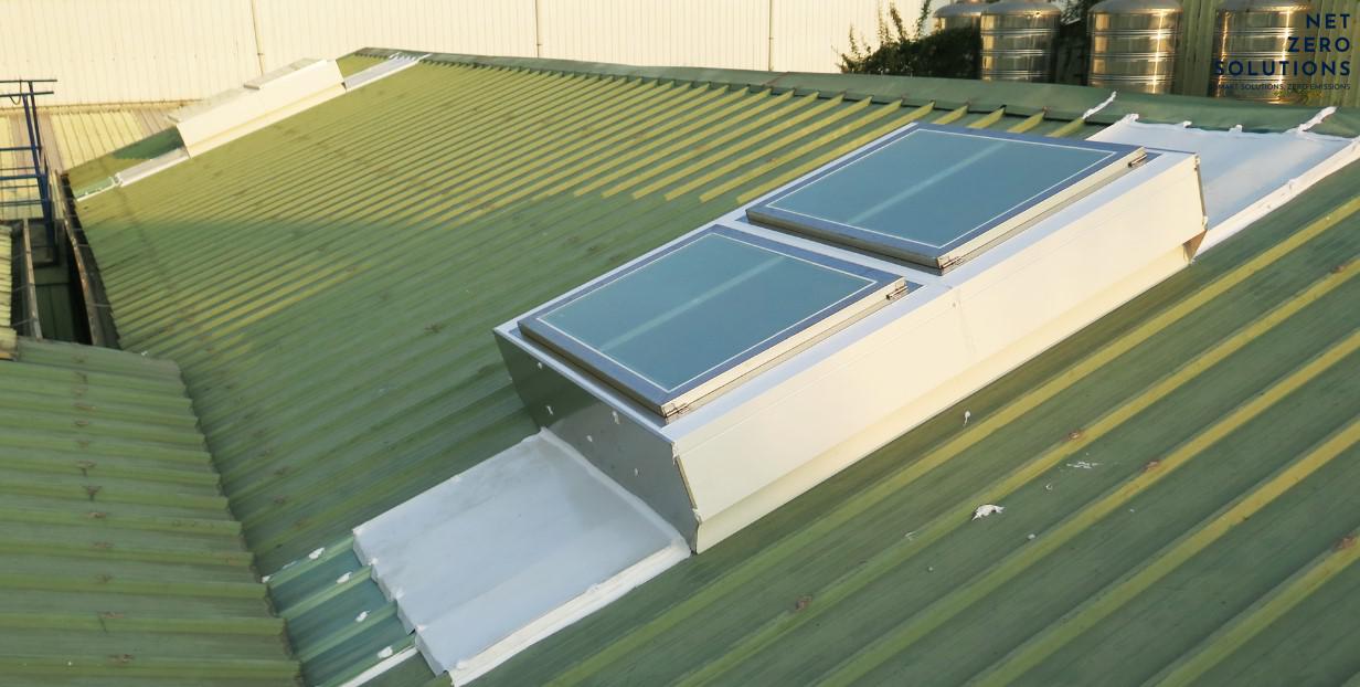 Giếng trời thông minh Mở tự động thoát khói