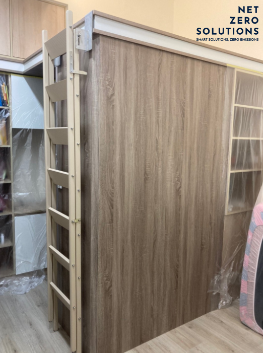 thang gấp lên gác lửng