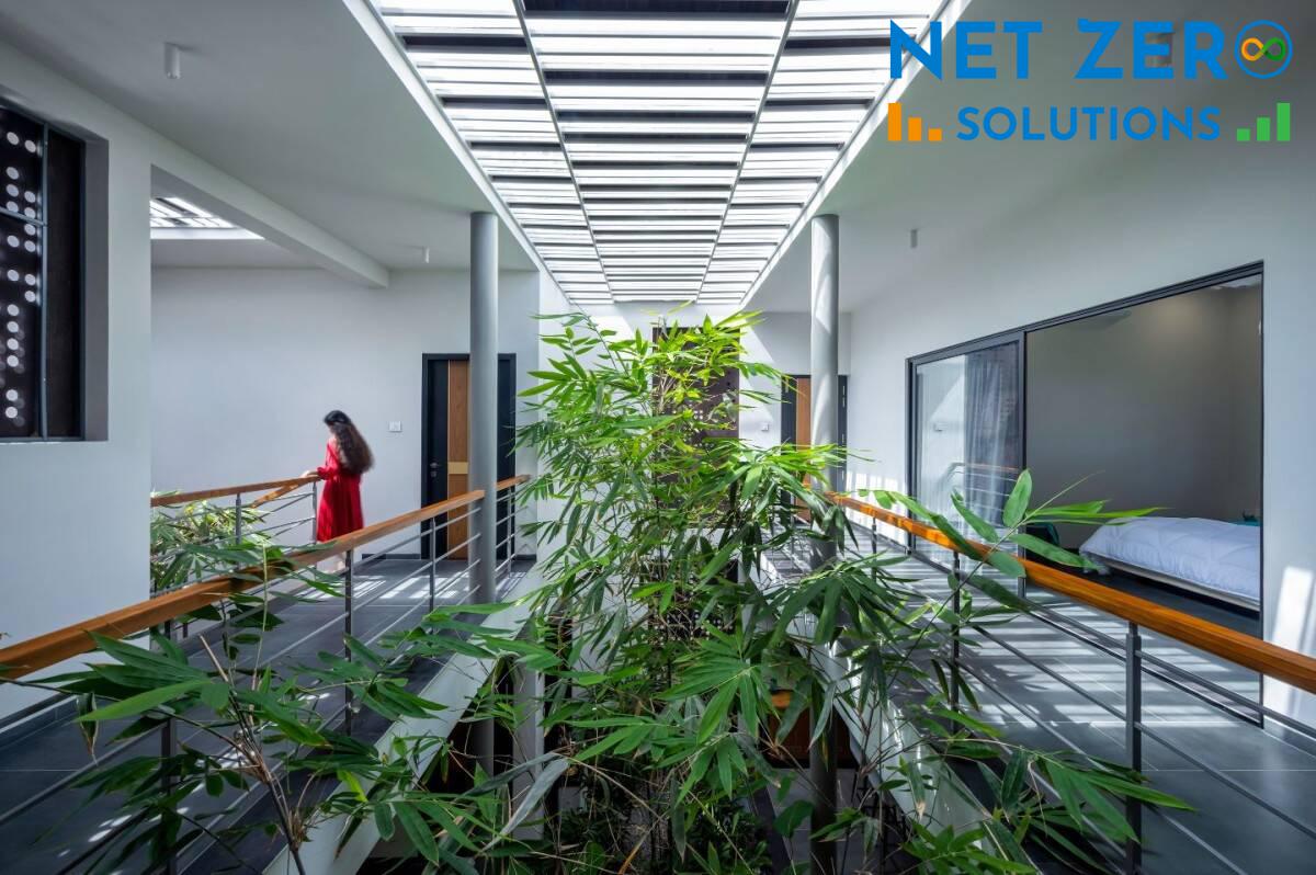 mẫu giếng trời cho biệt thự kiểu atrium