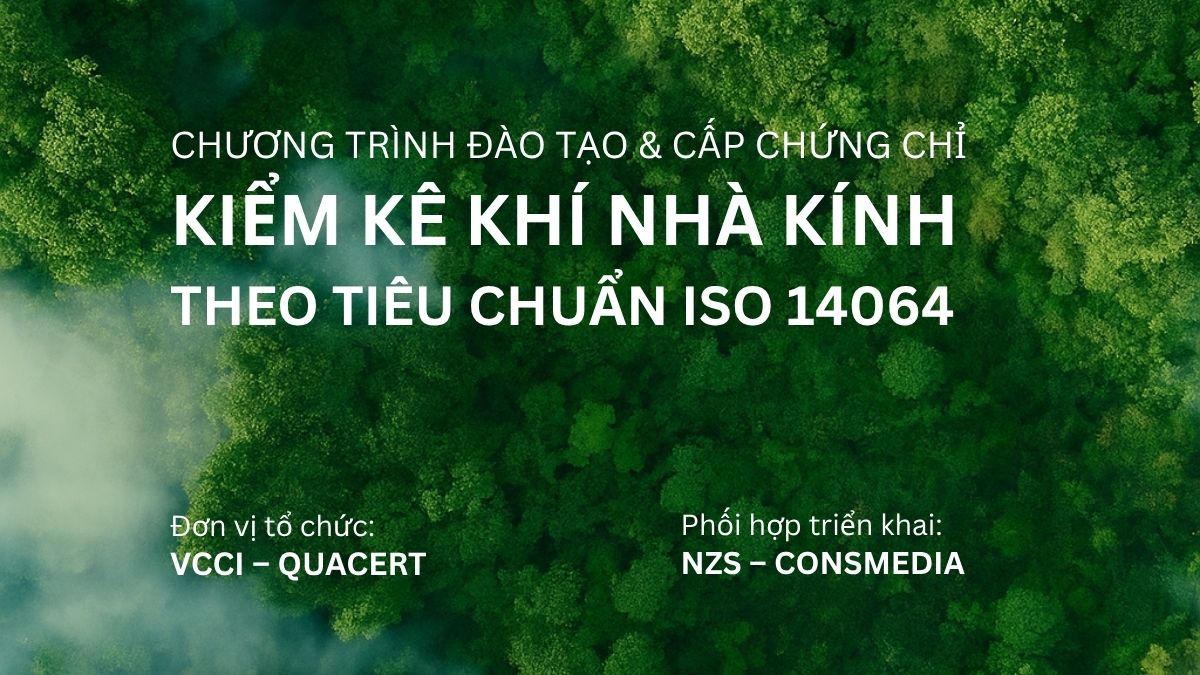 Khóa Đào tạo và Cấp chứng chỉ Kiểm kê khí nhà kính 