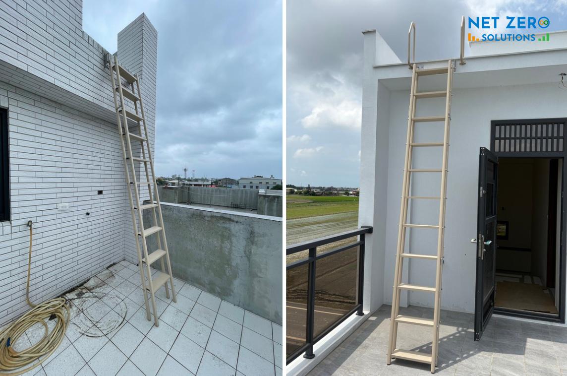 Thang gấp đa năng lắp ngoài trời