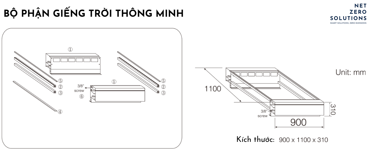 Giếng trời thông minh Firsky