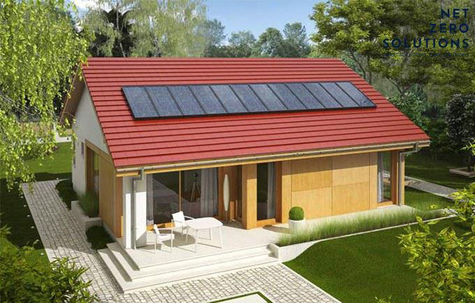 Giếng trời nhà cấp 4 mái tôn