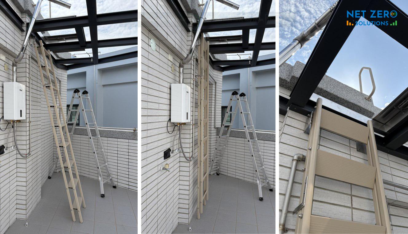 Mẫu cầu thang gấp gọn đa năng