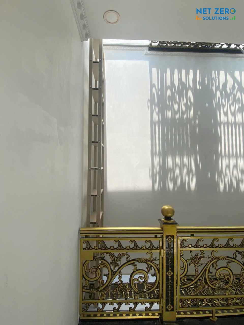 Lắp thang gấp thông minh cho nhà biệt thự