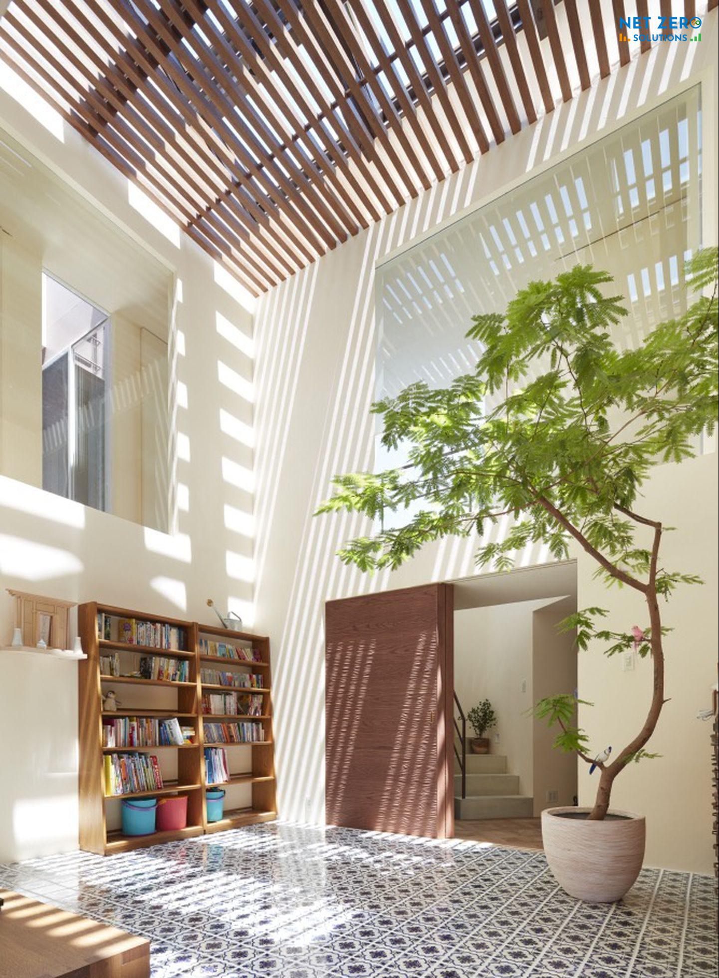 Giếng trời nhà ống 5m đẹp