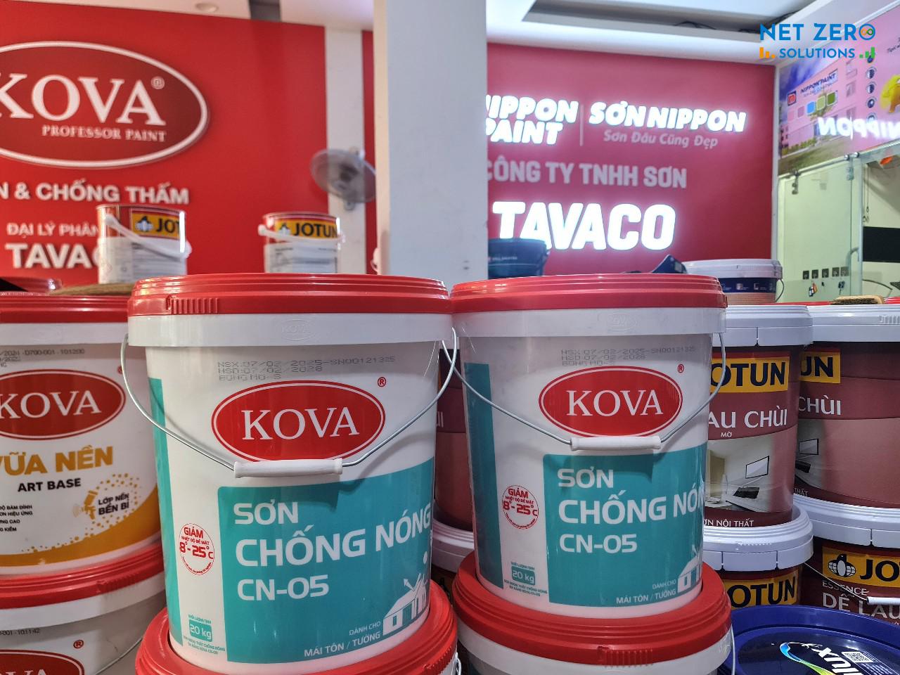 sơn chống nắng kova