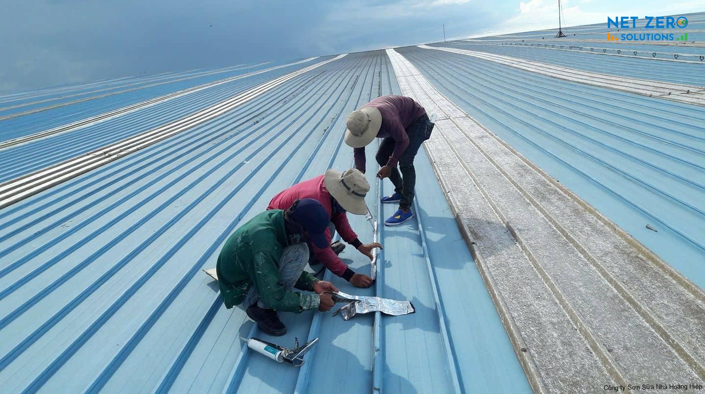 Sơn chống nóng mái tôn