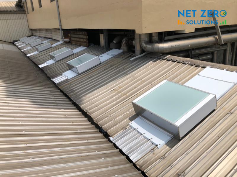 giếng trời nhà xưởng