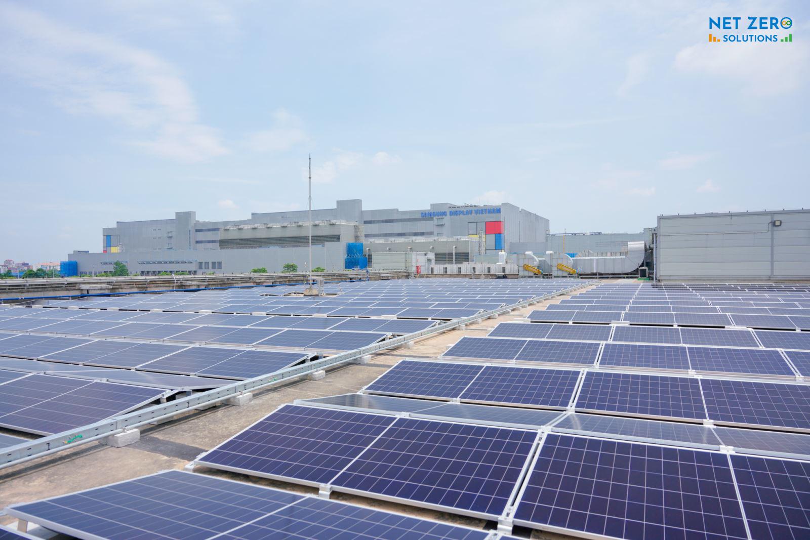 điện mặt trời mái nhà trong các khu công nghiệp 