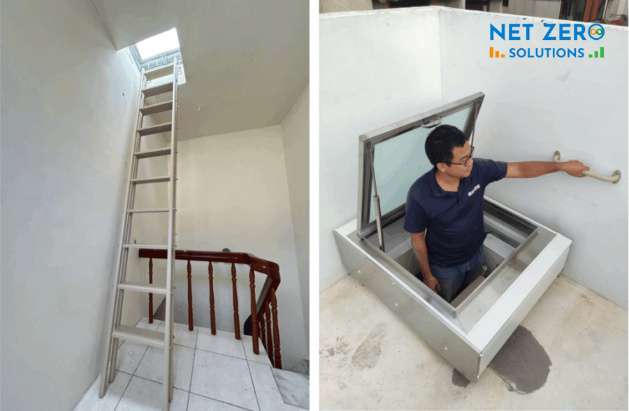 cầu thang cho nhà hẹp 3m
