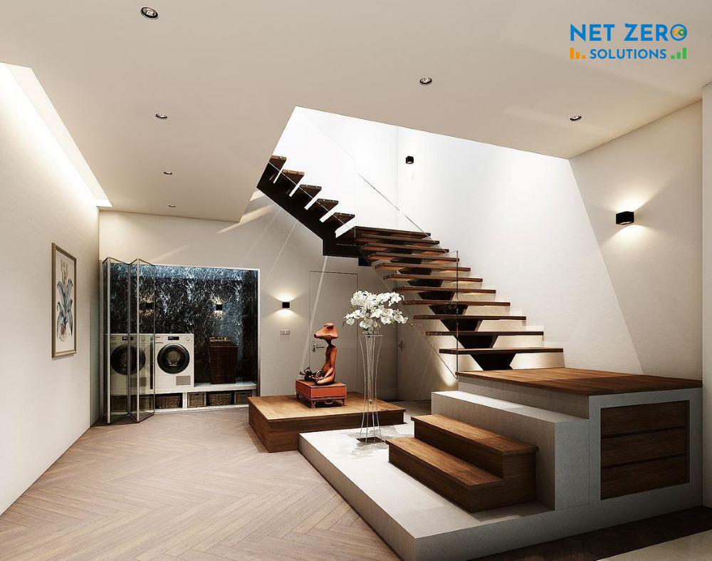mẫu cầu thang tiết kiệm diện tích