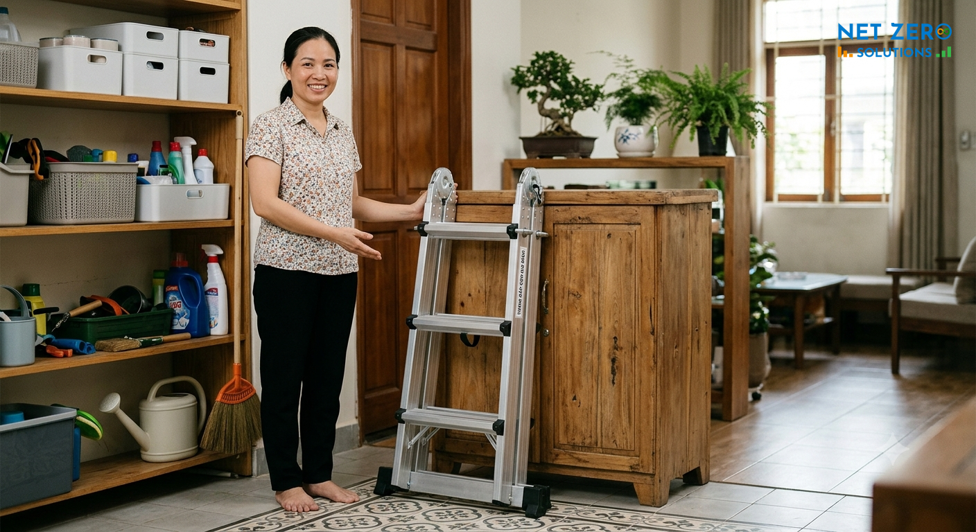 thang gấp gọn gia đình