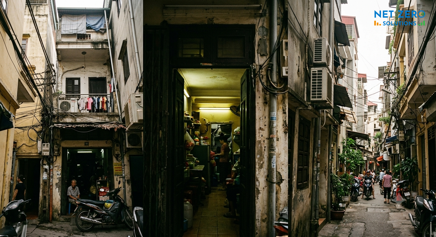 thông gió cho nhà ống