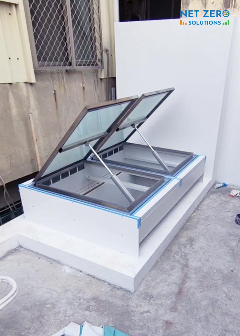 nguyên tắc thông gió giếng trời