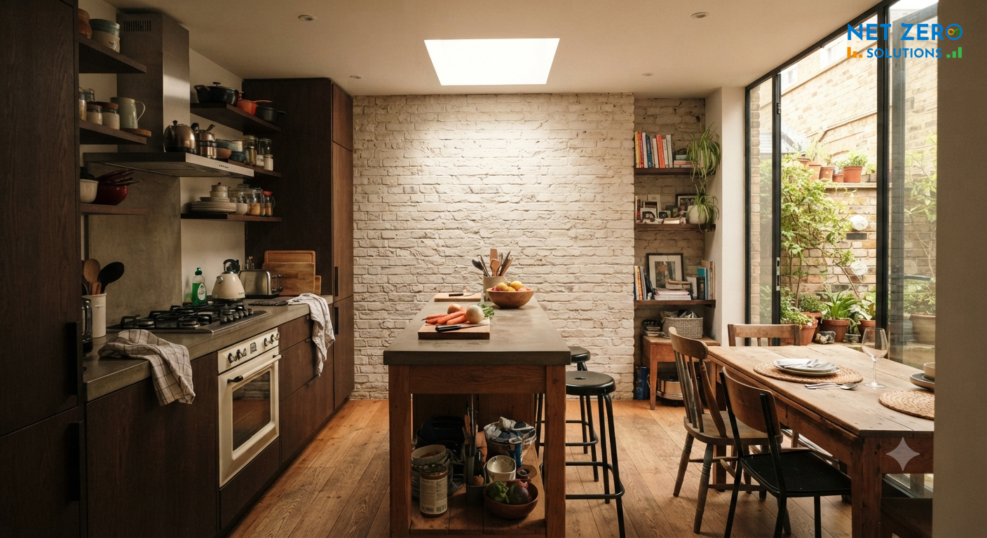 nhà 5x20 có giếng trời 