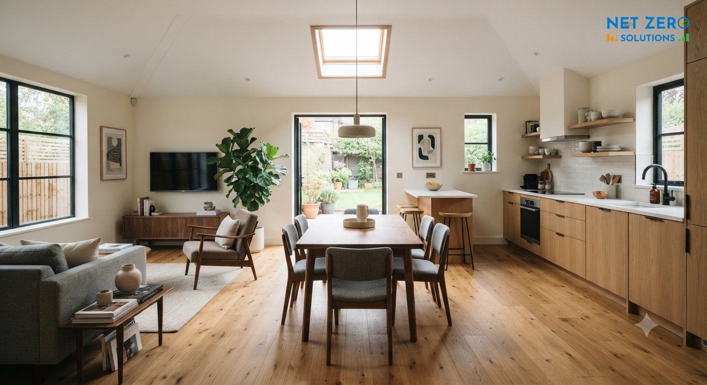 thiết kế nhà 30m2 có giếng trời