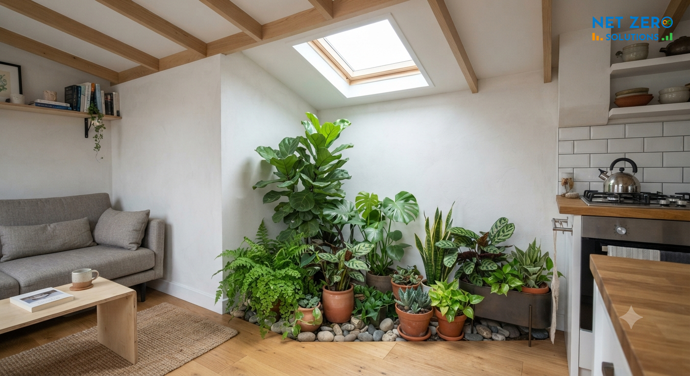 thiết kế nhà 30m2 có giếng trời