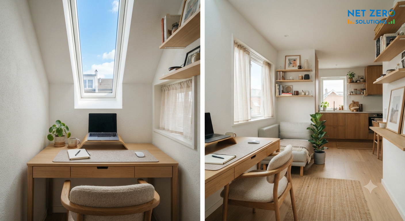 thiết kế nhà 30m2 có giếng trời