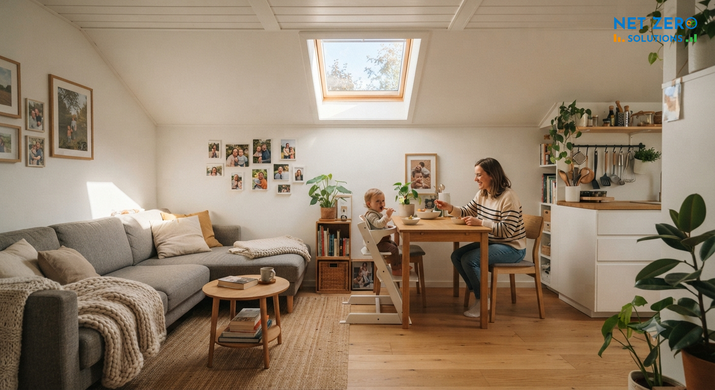 thiết kế nhà 30m2 có giếng trời