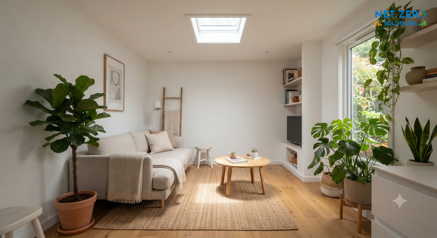thiết kế nhà 30m2 có giếng trời