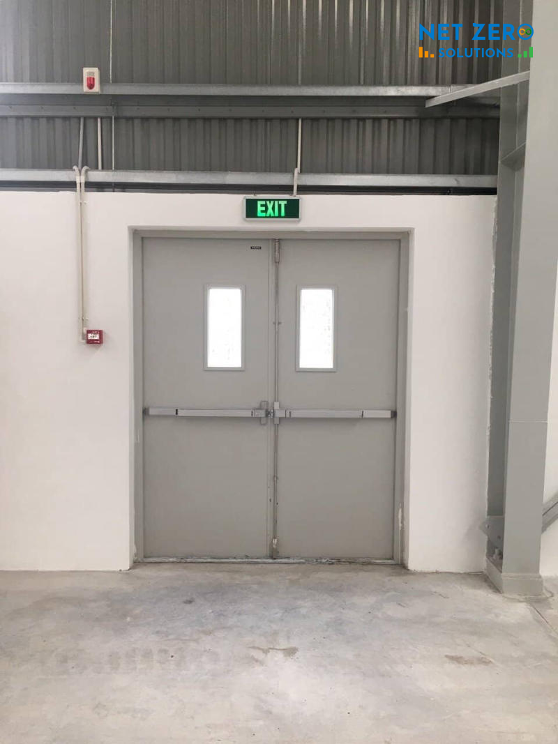 Cửa tự động mở khi có cháy