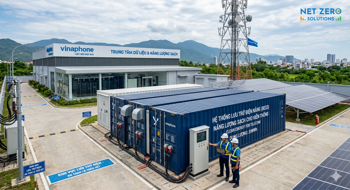 lưu trữ điện cho trạm viễn thông