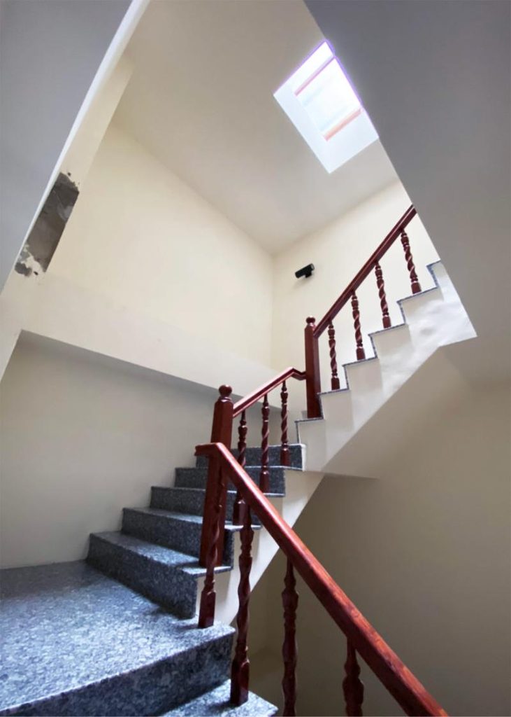 thiết kế nhà 40m2 có giếng trời